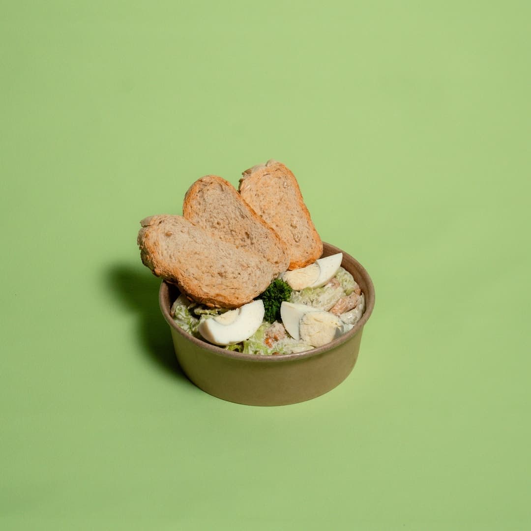 Caesar Salad with Bread