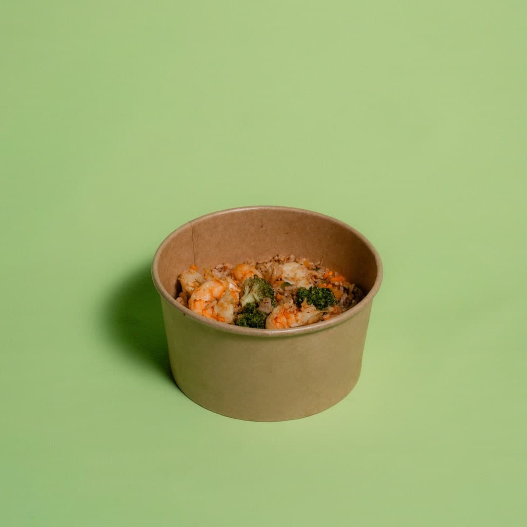 Prawn and Vegetable with Brown Rice